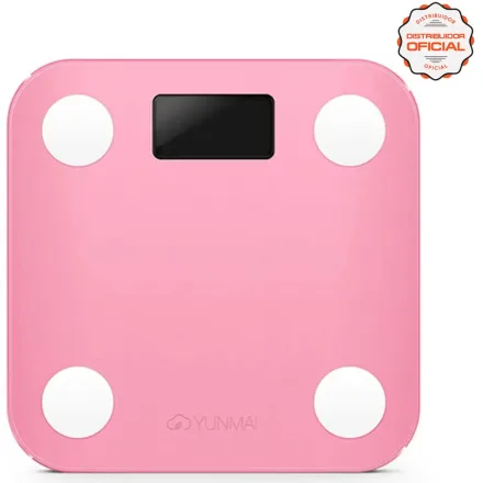 Balança Digital Yunmai Mini Bioimpedância com App - Rosa