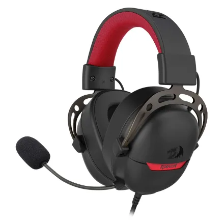 Headset Gamer Redragon Aurora H3376BR USB - Preto