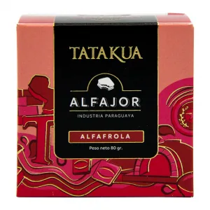 Alfajor Artesanal Tatakua Recheado Goiabada Cobertura Chocolate 80g