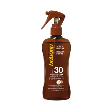 Aceite Protector Solar Babaria Al Spf 30 200ml