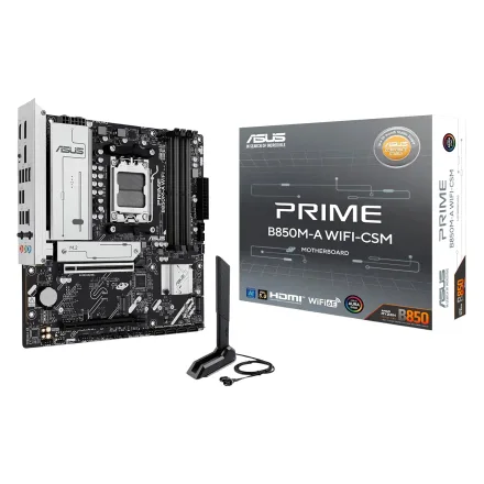 Placa Mae Prime Socket AM5 Chipset B850 Ddr 5 Atx