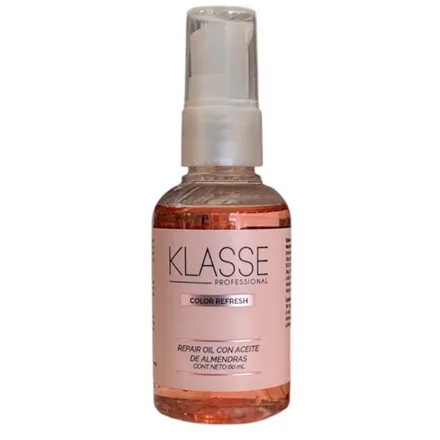 Óleo reparador Klasse com óleo de amêndoa.