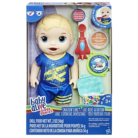 JUGUETE MUÑECA BABY ALIVE MI PRIMER HIJO LUKE C1883