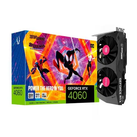 Placa Video Zotac Rtx 4060 Spider