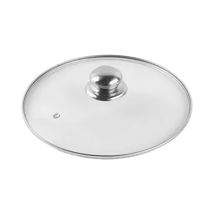 Tapa Vidrio Con Borde Metalico Tao 503