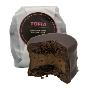 Alfajor Tofia Artesanal Negro Dulce De Leche