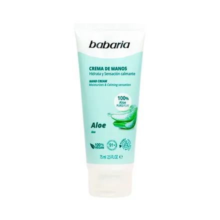 Crema Manos Babaria Aloe 75ml