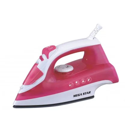 Plancha A Vapor Mega Star Pa608 Rosa 220 V