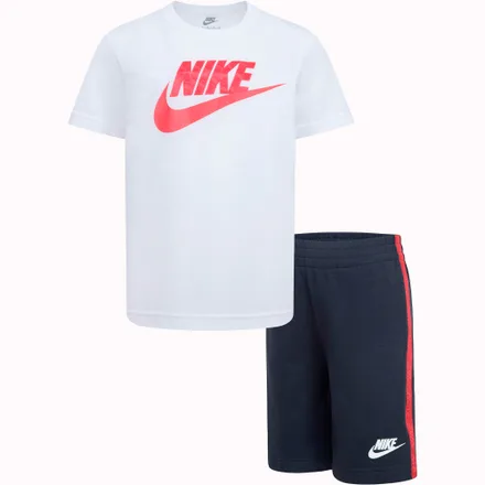 Conjunto Nike Infantil Masculino Sportswear Taping 6 Anthracite 693