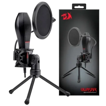 Redragon Microfono 1 Quasar 2 Tripe Pop Filter Condenser