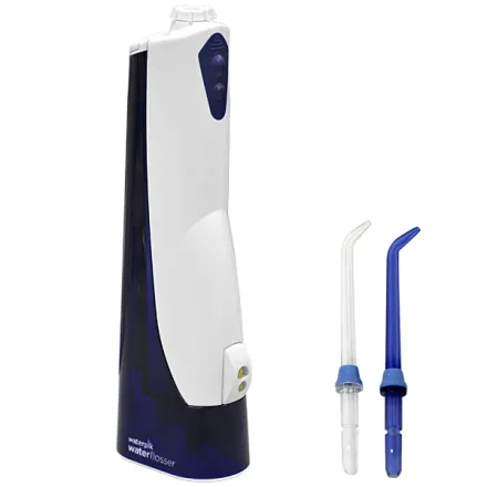 Irrigador Bucal Waterpik Cordless Waterflosser Wp Recarregavel Branco Azul 148ml