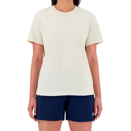 Camiseta New Balance Feminino Sport Essentials Jersey L Beige – WT41509LIN