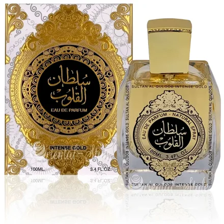 Perfume Ard Al Zaafaran Sultan Quloob Intense Gold Eau Parfum Masculino 100ml