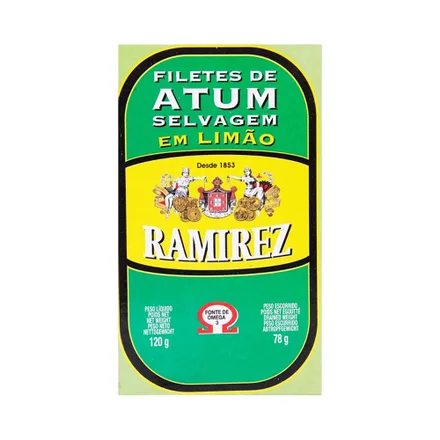 Filetes Atun Ramirez Con Limon 120g