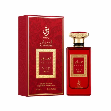 Thoq Al Hawamer Perfume Kesah Vip Red Unisex Eau Parfum 75ml