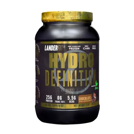 Proteina Hydro Definition Landerfit Chocolate Stevia 2LB 907g
