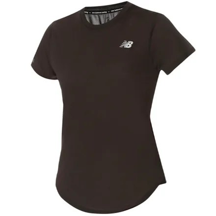 Camiseta New Balance Feminino Accelerate Short Sleeve XS Preto – WT23222BK
