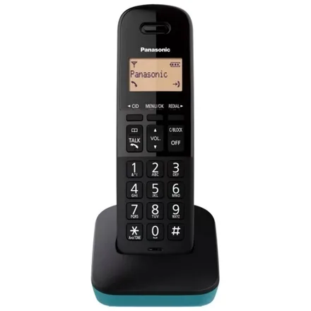 Teléfono Inalámbrico Panasonic KX-TGB310LAC con Identificador de Llamadas - Negro/Azul