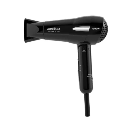 BRITANIA SECADOR DE VIAJE BSC1200 1200W BIVOLT NEGRO