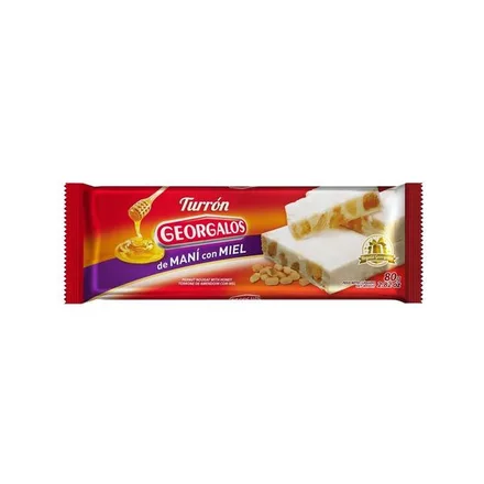 Turron Georgalos 80GR Mani Miel