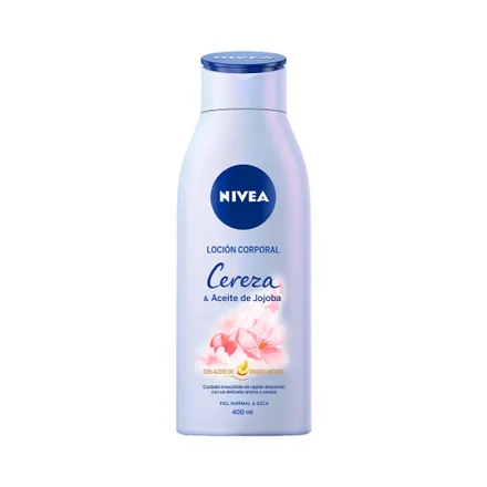 Locion Corporal Nivea Cereza Aceite Jojoba 400ml