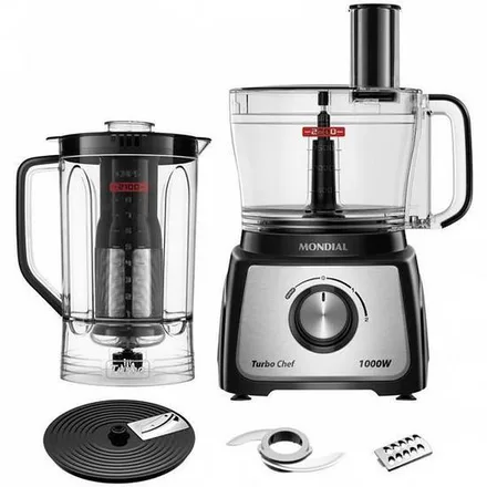 Procesador Alimentos Mondial Turbo Chef Mpn 01 Bf Licuadora Extractor Jugo