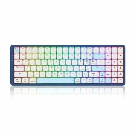 REDRAGON TECLADO EVA PRO K684WB-RGB-PRO BLUE/WHITE
