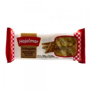 Bolacha Hojalmar Folhado Triangulo 150g