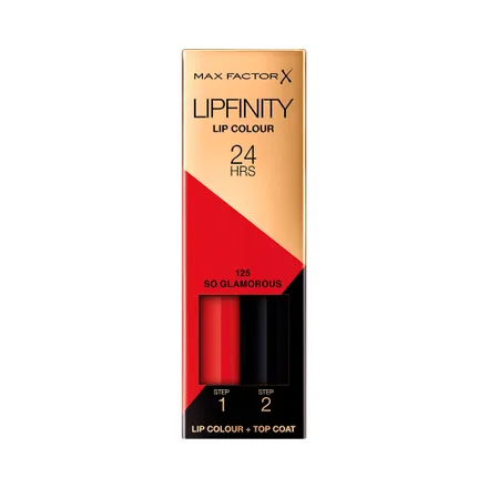 Set Cosmeticos Max Factor Lipfinity 24 Hs 125 So Glamorous 2 Piezas