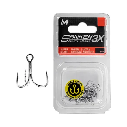 Anzuelo Marine Sanken Short Shank 3 10 16 Piezas