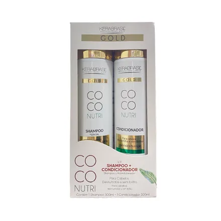 Tratamiento Capilar Kerabrasil Coco Nutri 2 Piezas