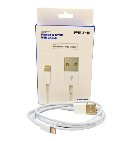 CELULAR CABO USB 2.0 AM IPHONE LIGHTNING MFI PINYI HS-CMFI