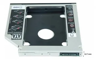 ADAPTADOR CADDY GRAVADOR NB 12.7MM P/ HD 2.5" SATA