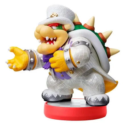 Boneco Amiibo Nintendo Super Mario Odyssey Bowser Wedding 8060