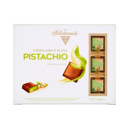Chocolate con Relleno Pistacho Solidarnosc 200gr
