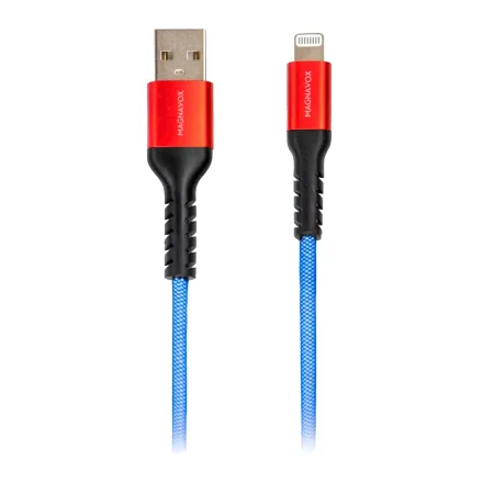 Cabo Magnavox MAC6419-MO USB para Lightning 1.5 Metros - Vermelho Azul