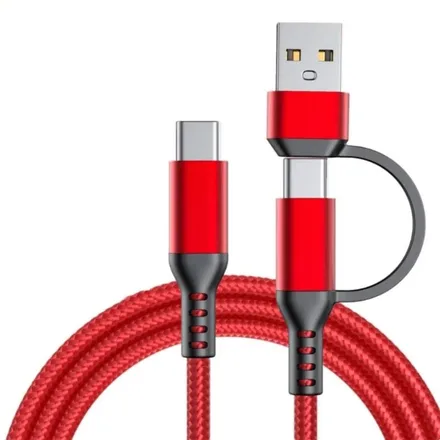 C-COVERS CABLE C/ADAP LIGHTNING/USB-C COLORES VARIOS