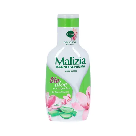 Espuma Bano Malizia Bio Aloe Magnolia 1L