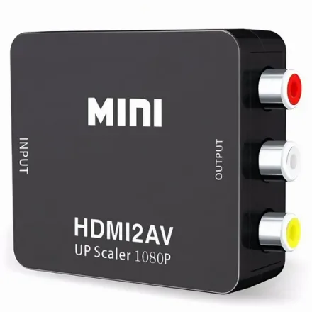 Adaptador de Vídeo HDL HDMI para RCA Full HD – Preto