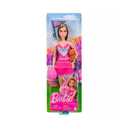 Muneca Mattel Barbie Animadora Hxc 35