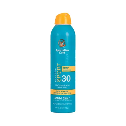 Protector Solar Australian Continuo Spray Sport Ultra Chill Spf 30 170g