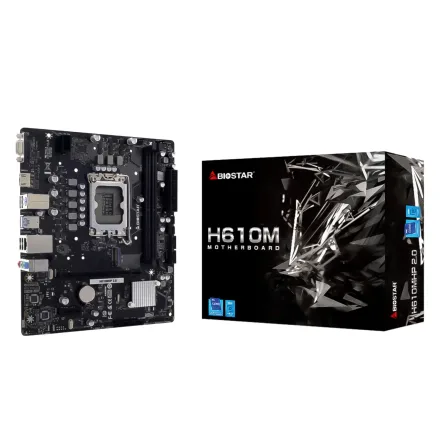 Placa Mae Biostar D5 Ddr 5 Socket 1700 Chipset H610 Atx