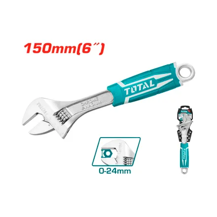 Llave Ajustable Total Tat101066 15 Cm