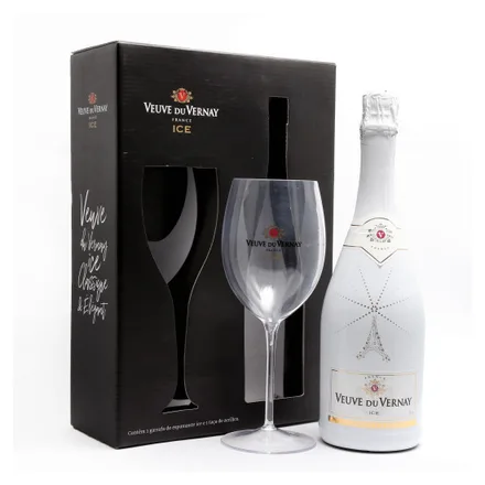 ESPUMANTE VEUVE DU VERNAY ICE BRANCO KIT CON COPA