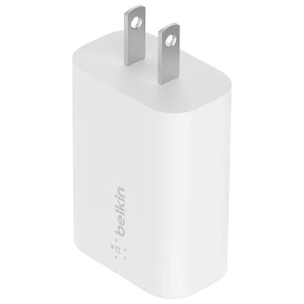 Carregador de Parede Belkin 25W AC USB-C PD 3.0 PPS (Apple-Samsung) Branco – WCA004DQWH