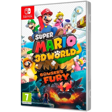 Jogo Super Mario 3D World Bowsers Fury Nintendo Switch