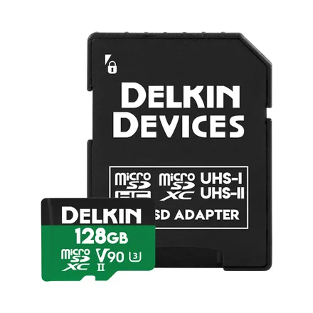 Delkin Power Microsd Uhs Ii Sdxc U3 V90 128GB