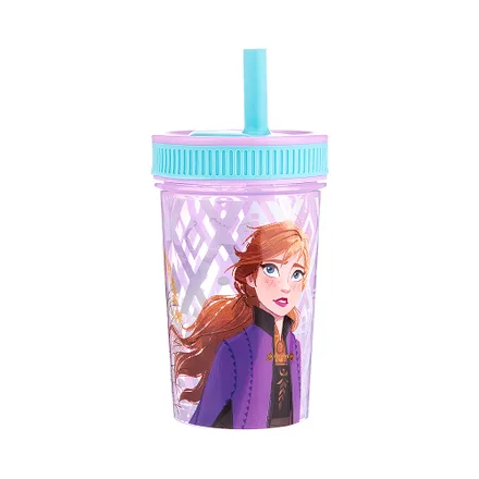 Vaso Con Pajita Stor Disney Frozen 420ml