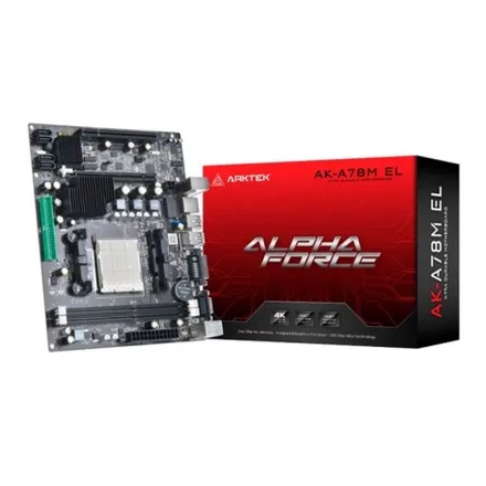Placa Mae Artek Ak El Ddr 3 Socket AM2 AM3 Plus Chipset A78 Atx