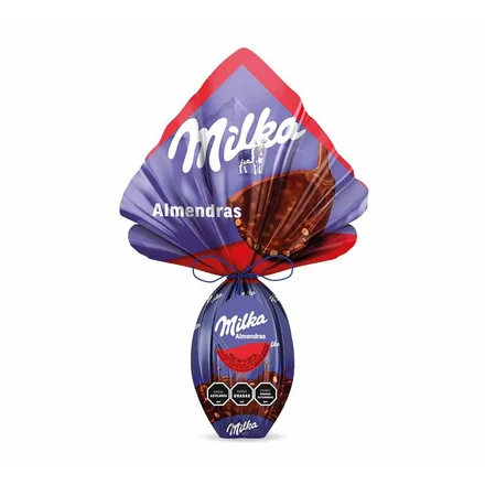 Huevo Chocolate Milka Con Leche Almendras 200g
